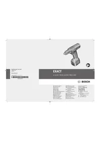 BOSCH EXACT 700 Professional - 電動ドライバー
