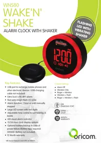 Notice Oricom WNS80 Ecouteur