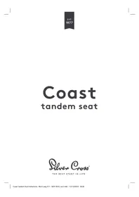 Coast Tandem Seat Silver Cross