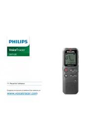 Notice PHILIPS VOICETRACER DVT1120 Enregistreur audio