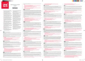 Notice ONE FOR ALL SV 9492 Antenne TV