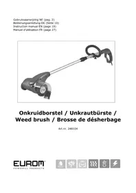 Notice Eurom WEEDBRUSH Outil de jardinage électrique