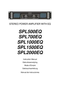 Notice Skytec SPL1500EQ Recepteur