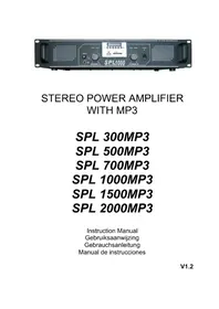 Notice Skytec SPL300MP3 Recepteur