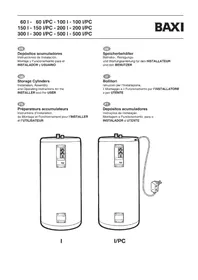 Notice Baxi 150 L Chauffe-eau