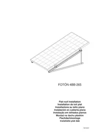 Notice Baxi FOTÓN 4BB265 Panneau solaire