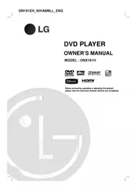 Notice LG DN191PH Media player