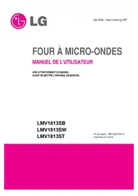 Notice LG LMV1813SW Hotte