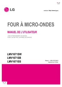 Notice LG MV1645AGTL Hotte