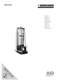 Notice Kärcher RBS 6014 Aspirateur industriel