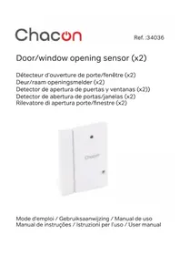 Notice CHACON 34036 Système d'alarme
