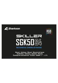 Notice Sharkoon SKILLER SGK50 S4 Clavier