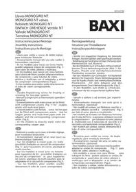 Notice Baxi MONOGIRO NT Chauffage