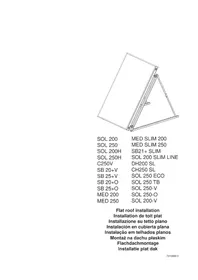 Notice Baxi MEDITERRANEO SLIM 2.5 Panneau solaire