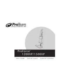 Notice ProTeam PROFORCE 1200XP Aspirateur