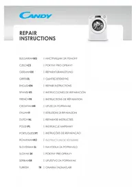 Notice CANDY GVFW4138TWHCRZA пералня