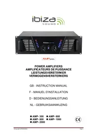 Notice IBIZA SOUND AMP300 Recepteur