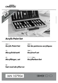 Notice Crelando IAN 107904 Matériel de peinture