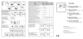 Notice Baxi TX1500 Thermostat