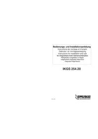 Notice Seppelfricke IKS 254.20 Kühlschrank