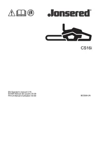 Notice JONSERED CS16I