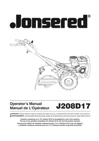Notice JONSERED J208D17 Milling machine