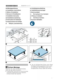Notice SIEMENS ET611BEA8X Plaque de cuisson