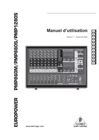 BEHRINGER Europower PMP1280S - Mixeur plongeant