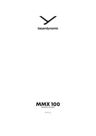 Notice BEYERDYNAMIC MMX 100 Casque