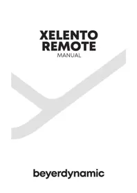 Notice BEYERDYNAMIC XELENTO REMOTE Casque