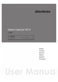 Notice AVERMEDIA LIVE GAMER DUO GC570D VCR