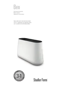 Notice STADLERFORM BEN Humidificateur