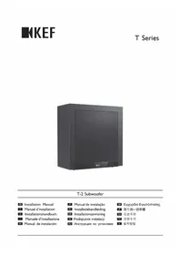 Notice KEF T SERIES FLOOR STAND Enceinte audio