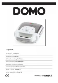 Notice DOMO DO9222W Wafelijzer
