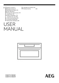 Notice AEG KMK721880M Električna pečica