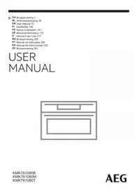 Notice AEG KMK761080B Sähköuuni