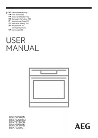 Notice AEG BSK792280T Електрична духовка