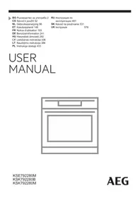 Notice AEG KSK792280B Elektriahi