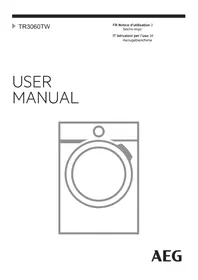 Notice AEG TR3060TW Asciugatrice