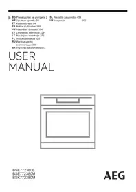 Notice AEG BSE772380B Електрична рерна