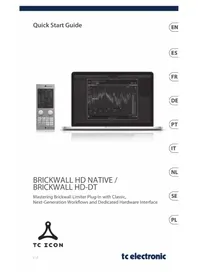 Notice TC ELECTRONIC BRICKWALL HDDT Logiciel audio