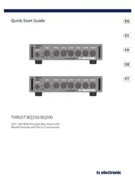 Notice TC ELECTRONIC THRUST BQ250 Amplificateur audio