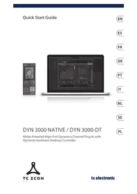 Notice TC ELECTRONIC DYN 3000DT Logiciel audio