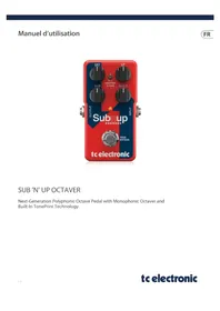 TC ELECTRONIC Sub'N'Up Octaver - Pédale d'effet musicale