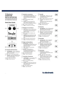 Eyemaster Metal Distortion TC ELECTRONIC