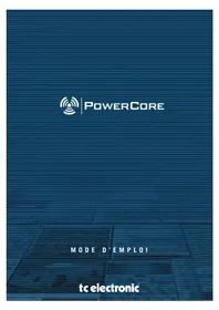 Notice TC ELECTRONIC POWERCORE PCI MKII Amplificateur audio