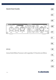 Notice TC ELECTRONIC M100 Matériel audio
