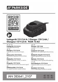 Notice PARKSIDE PLG 20 C3 Chargeur de batterie