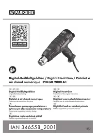 Notice PARKSIDE PHLGD 2000 A1 Pistolet à air chaud