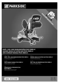 Notice PARKSIDE PKZS 2000 A1 Scie électrique